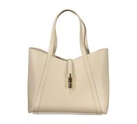 Furla Beige Leather Women Handbag