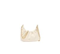 Furla Delia Borsa a Spalla in Pelle, Panna, 21 x 13 x 12 cm, con Tracolla Regolabile e Chiusura Magnetica