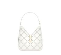 Furla Goccia S Borsa hobo bianco, pelle a grana fine, donna