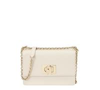 Furla 1927 Borsa Mini a Tracolla in Pelle, 20 x 13 x 7,5 cm, Panna, con Catena Dorata