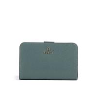 Furla Camelia M Portafoglio verde, pelle granulata, donna