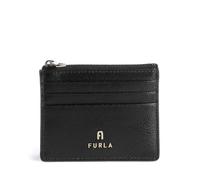 Furla Camelia S Porta carte di credito nero, pelle granulata, donna