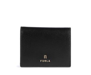 Furla Camelia S Portafoglio nero, pelle granulata, donna