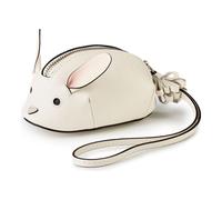 Furla Etichetta per borsa in pelle 12 cm bianco