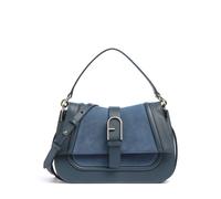 Furla Flow M Borsa a mano blu scuro, pelle, donna