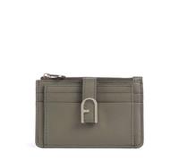 Furla Flow M Porta carte di credito cachi, pelle, donna
