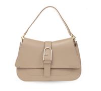 Furla Flow M Borsa a mano grigio, pelle a grana fine, donna