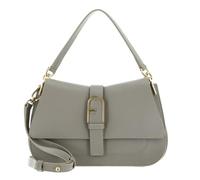 Furla Flow M Borsa a spalla grigio, pelle, donna