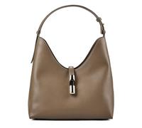 Furla Pelle borsa a tracolla Goccia Hobo Bag Muddy Gray grigio talpa