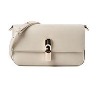Furla Iride Borsa a tracolla S Vera Pelle 24 cm bianco