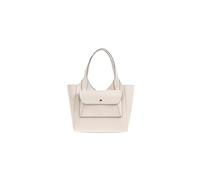 Furla Lea Borsa Shopper S, Lino, Pelle, 38x25x9 cm, con Tracolla Amovibile e Borsa Sganciabile