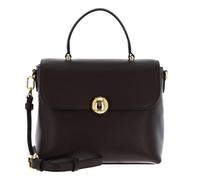 Furla Moonlight S Borsa a mano marrone scuro, pelle, donna