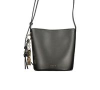 Furla Nero Leather Women Bucket Bag