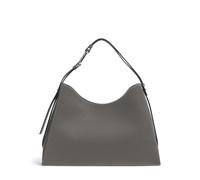 Furla Nuvola L Borsa hobo grigio, pelle granulata, donna