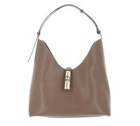 Furla Pelle borsa a tracolla Goccia Hobo Bag Muddy Gray grigio talpa