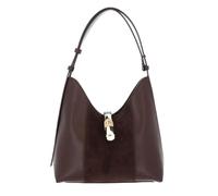 Furla Pelle borsa a tracolla Goccia Hobo Toni Espresso marrone scuro