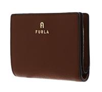 Furla Pelle portafoglio Camelia Compact Wallet Cognac H marrone