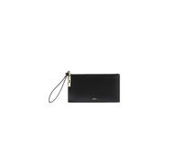 Furla Pochette Iride M Donna, Nero, Pelle 100%, 24 x 13 x 0.5 cm, con Manico da Polso e Chiusura a Cerniera, Stile Casual Elegante
