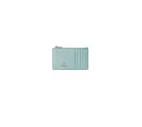 Furla Portacarte in Pelle, 13 x 8 cm, acquamarina, 10 Scomparti per Carte di Credito con Cerniera