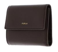 FURLA portafoglio Vitello Night Goccia Compact Wallet M Espresso