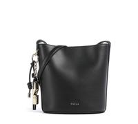Furla Roxie Mini Borsa a secchiello nero, pelle granulata, donna