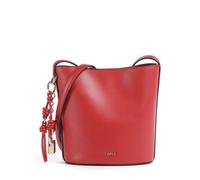 Furla Roxie Mini Borsa a secchiello rosso, pelle granulata, donna