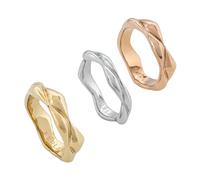 Furla - Set di Anelli Classici (confezione da 3) - - Accessories - Donna - Multicolore - ONE SIZE