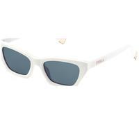 Furla Donna SFU777 847 Occhiali da sole Acetato Bianco Fumo Cat Eye Normale