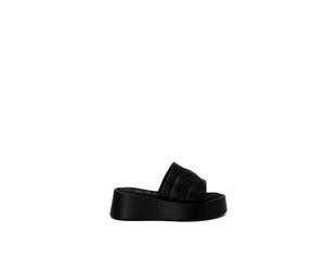 Furla, ,Shoes ,Donna ,Nero ,39 EU Sandalia in pelle nera con fascia per capelli