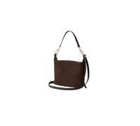 Furla Tonie Borsa a Spalla in Camoscio Marrone Cioccolato