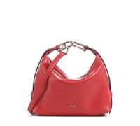 Furla Tonie Mini Borsa a spalla rosso, pelle granulata, donna