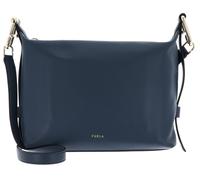 FURLA Vitello Claris Lux Tonie Hobo Bag M Grigio Blu