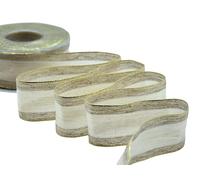 Furlanis - Baccarat Luminoso, Nastro Decorativo Per Matrimoni, Eventi, Bomboniere - Rame, 40 mm x 20 m