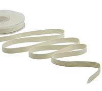 Furlanis - Doppio Raso Opaco, Nastro per Decorazioni, Pacchi Regalo, Bomboniere - Avorio, 10 mm x 20 m
