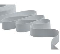 Furlanis - Doppio Raso Opaco, Nastro per Decorazioni, Pacchi Regalo, Bomboniere - Grigio Perla, 25 mm x 20 m