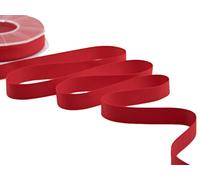 Furlanis - Doppio Raso Opaco, Nastro per Decorazioni, Pacchi Regalo, Bomboniere - Rosso, 15 mm x 20 m