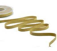 Furlanis - Doppio Raso Opaco, Nastro per Decorazioni, Pacchi Regalo, Bomboniere - Senape, 10 mm x 20 m