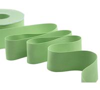 Furlanis - Doppio Raso Opaco, Nastro per Decorazioni, Pacchi Regalo, Bomboniere - Verde Mela, 40 mm x 20 m