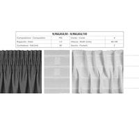 Furlanis - Fettuccia Arricciatende Per Tende Con Pieghe Alternate 2 Tasche 4 Corde - 100mm