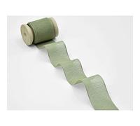 FURLANIS Nastro Crêpe effetto Seta 15 mm x 25 mt Colore 15 VERDE SALVIA