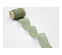 FURLANIS Nastro Crêpe effetto Seta 25 mm x 25 mt Colore 15 VERDE SALVIA 18EZ