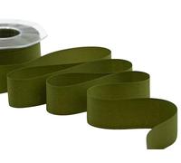 Furlanis - Nastro Decorativo Eco-Taffetà - Verde Muschio, 35 mm x 25 m