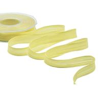 Furlanis - Nastro Decorativo Giotto Con Bordi Rame, Tessuto Italiano - Giallo, 16 mm x 20 m