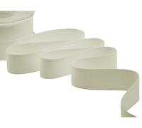 Furlanis - Nastro Decorativo Gros Grain, Nastro Canetè, Tessuto Italiano - Bianco Naturale, 30 mm x 20 m