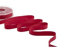 Furlanis - Nastro Decorativo Gros Grain, Nastro Canetè, Tessuto Italiano - Rosso Amaranto, 15 mm x 20 m