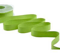 Furlanis - Nastro Decorativo Gros Grain, Nastro Canetè, Tessuto Italiano - Verde Pistacchio, 20 mm x 20 m