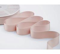 Furlanis - Nastro Doppio Raso, Tessuto Italiano - Rosa Cipria, 25 mm x 50 m