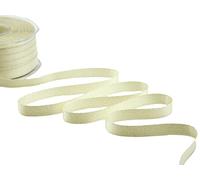 Furlanis - Nastro Doppio Raso Lamé, Tessuto Italiano - Oro, 10 mm x 50 m