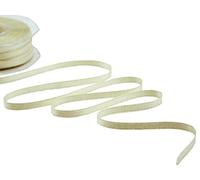 Furlanis - Nastro Doppio Raso Lamé, Tessuto Italiano - Oro, 6 mm x 50 m