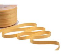 Furlanis - Nastro Doppio Raso, Tessuto Italiano - Arancio Becco D'Oca, 10 mm x 25 m